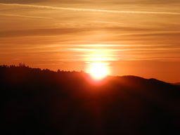 The sunrise on Jungfernsprung.