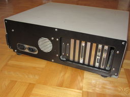 Back view with the existing connection ports.